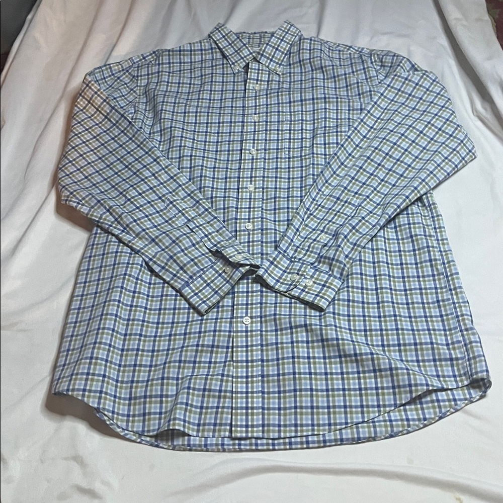 L.L. Bean Checkered ButtonDown Shirt